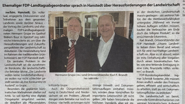 Artikel im Wochenblatt